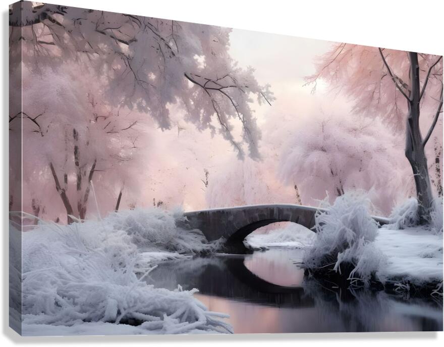 The warmth of the ice  Canvas Print