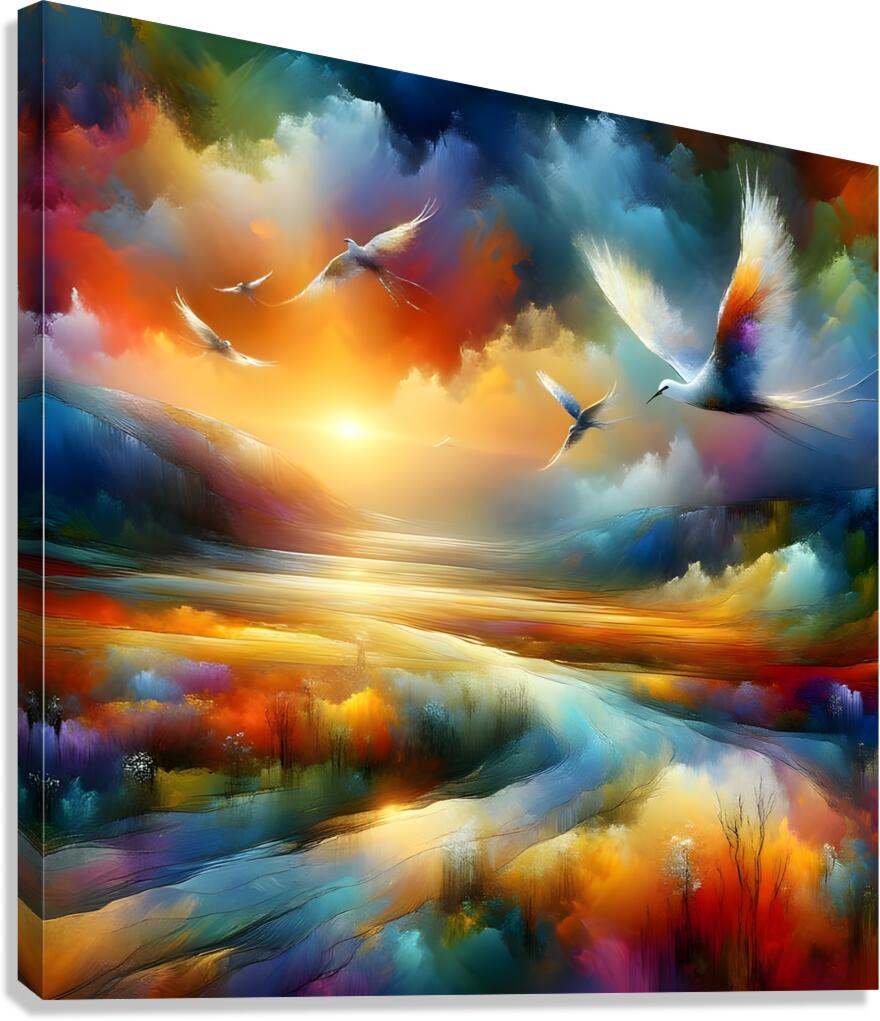 The tyranny of colors  Canvas Print