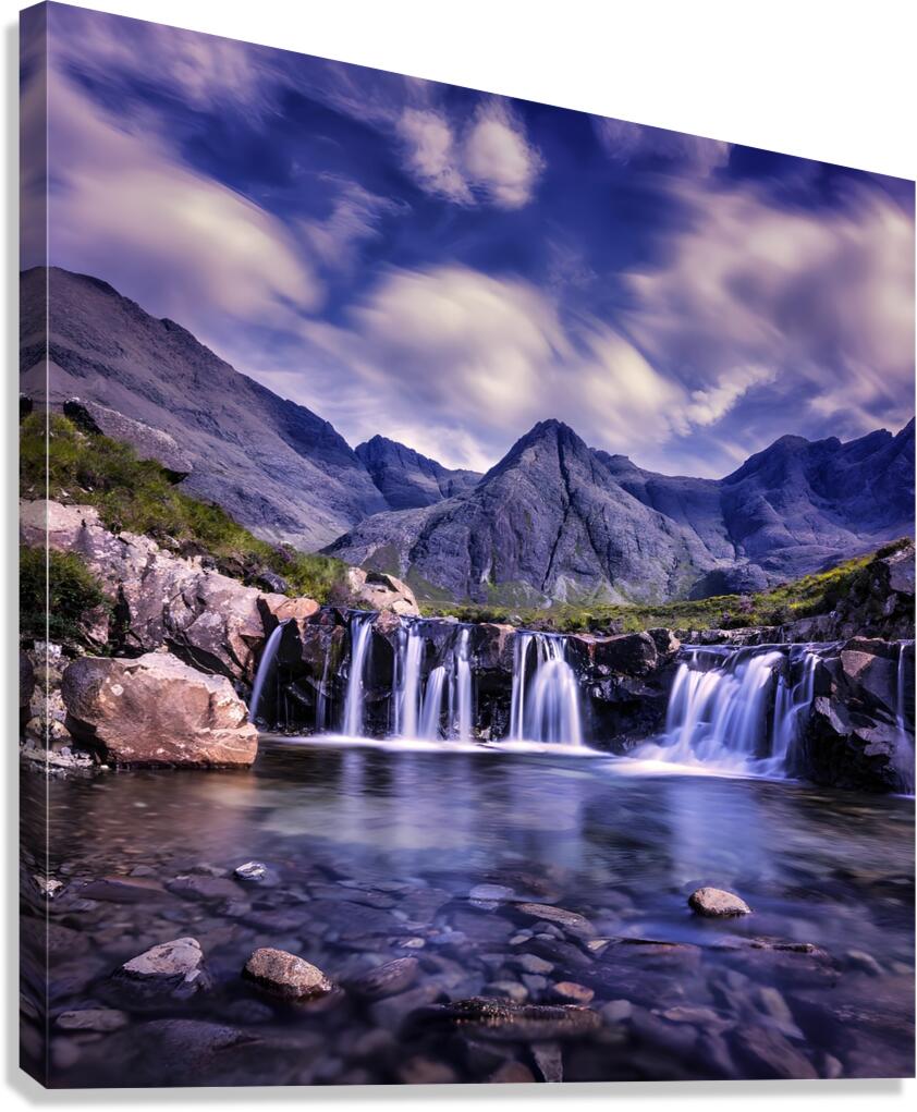Color-between heaven and earth  Canvas Print