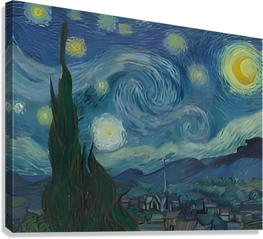 The Starry Night   Canvas Print