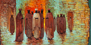 Procession of the Saints 14 priests