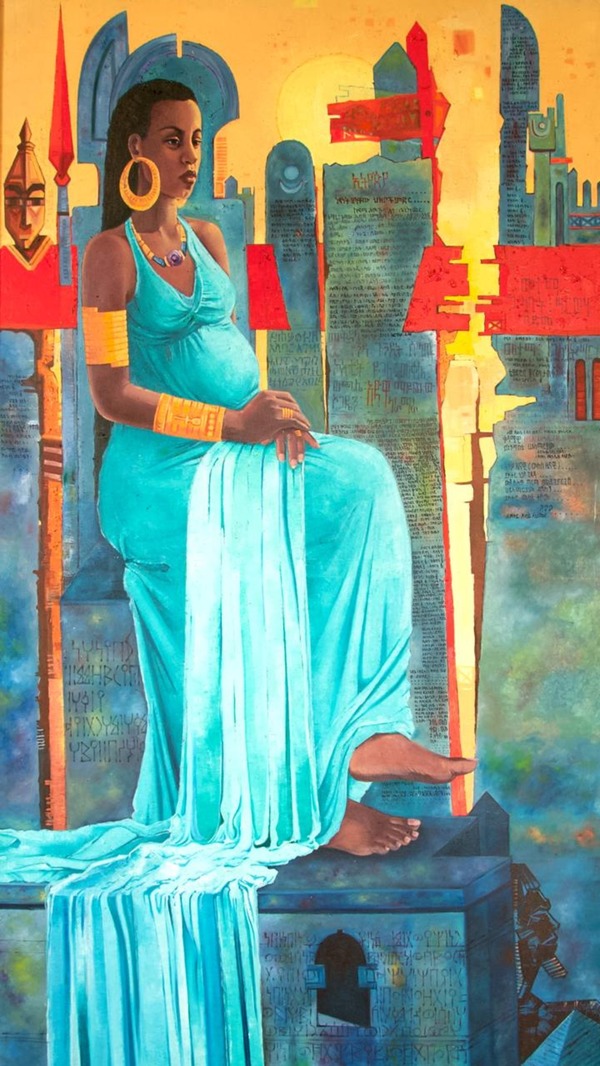 She Who Carries the Kingdom by Adulis Ethiopia Art