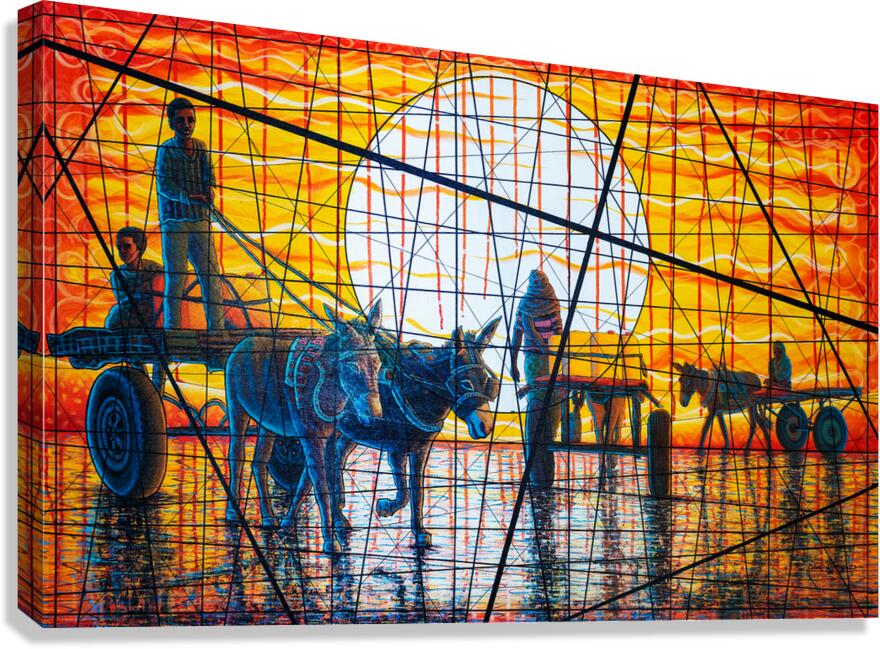 Sun Chariot of the Highlands Canvas Print