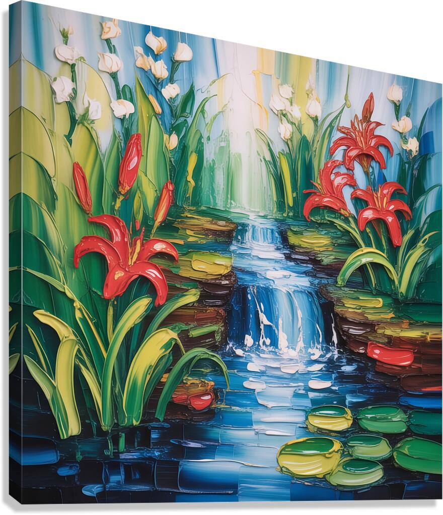 Hidden Oasis Canvas Print