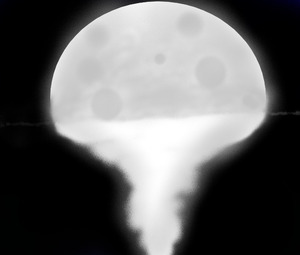 Moon Paint 5 Print
