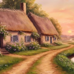 The old house - thatched roof