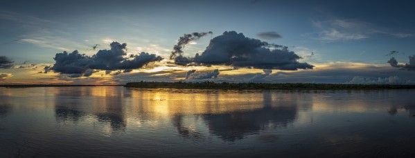 Araguaia River Sunset by Augusto Miranda
