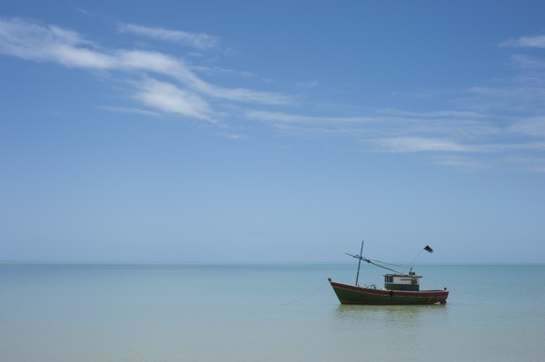 The little boat by Augusto Miranda