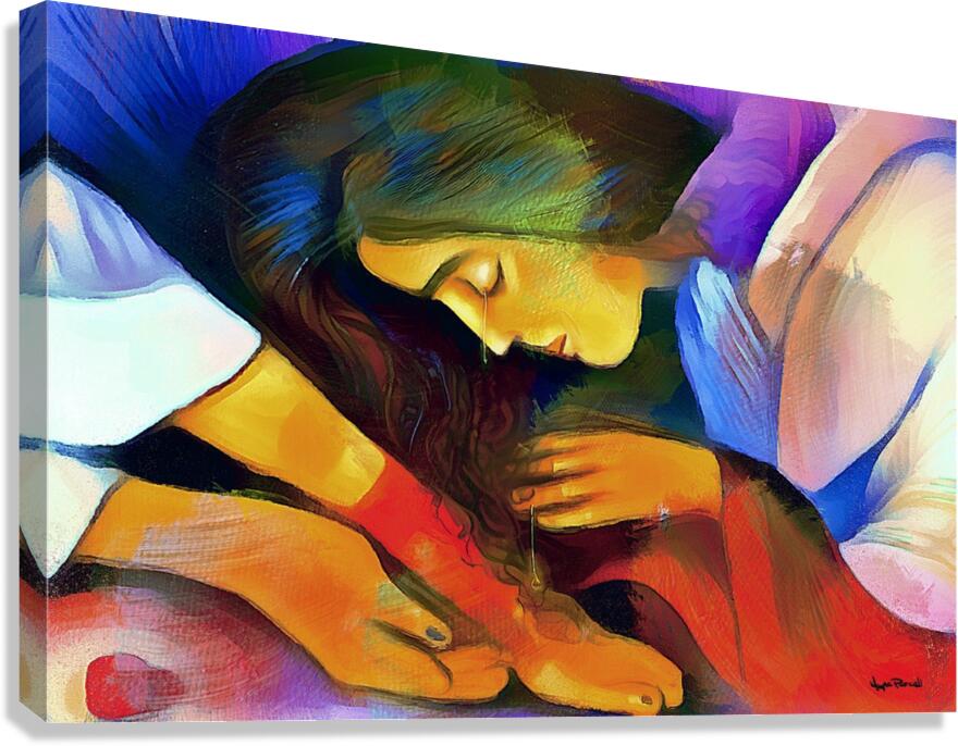 The Scent of Forgiveness and an Alabaster Box Canvas Print