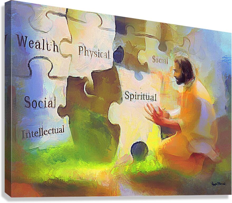THE MISSING PIECE - SPIRITUAL Canvas Print