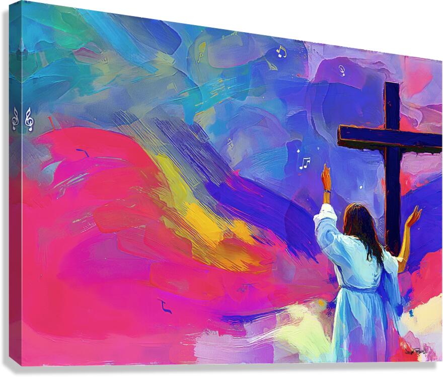 WORSHIP HIM Canvas Print