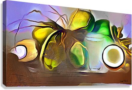 coconut delight Canvas Print