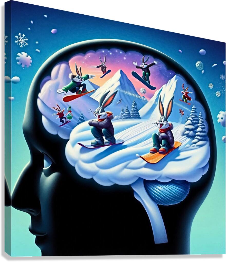 Braineeez 1023 Canvas Print