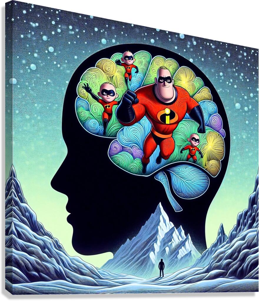 Braineeez 600 Canvas Print