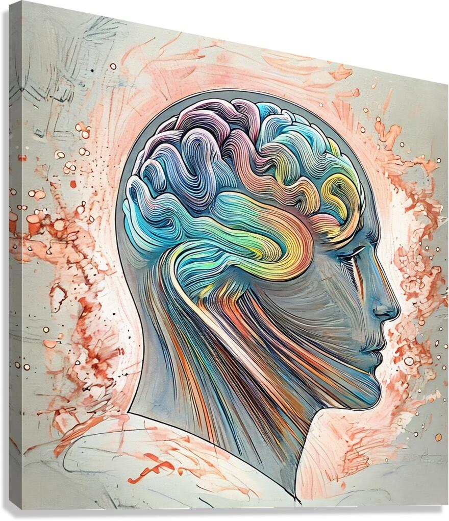 Braineeez 2076 Canvas Print