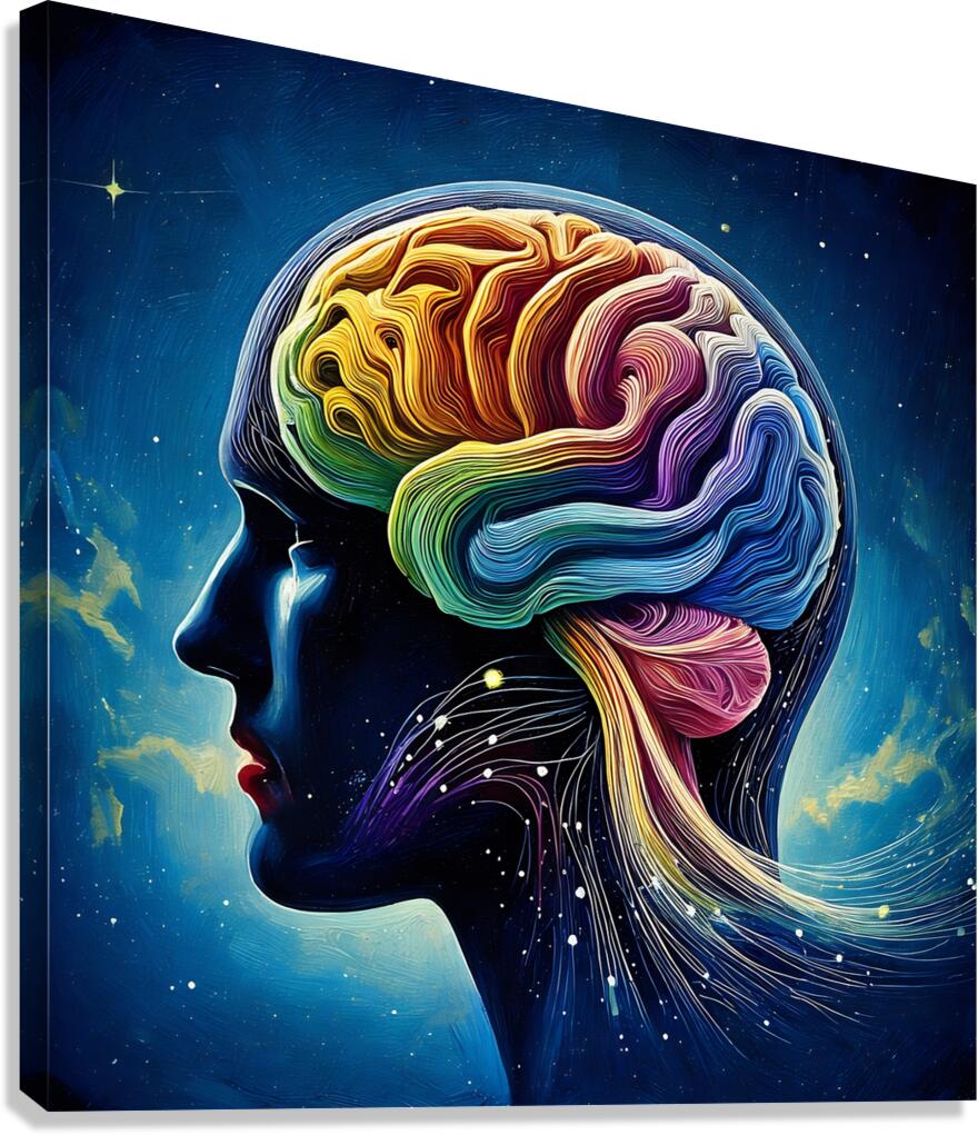 Braineeez 9 Canvas Print