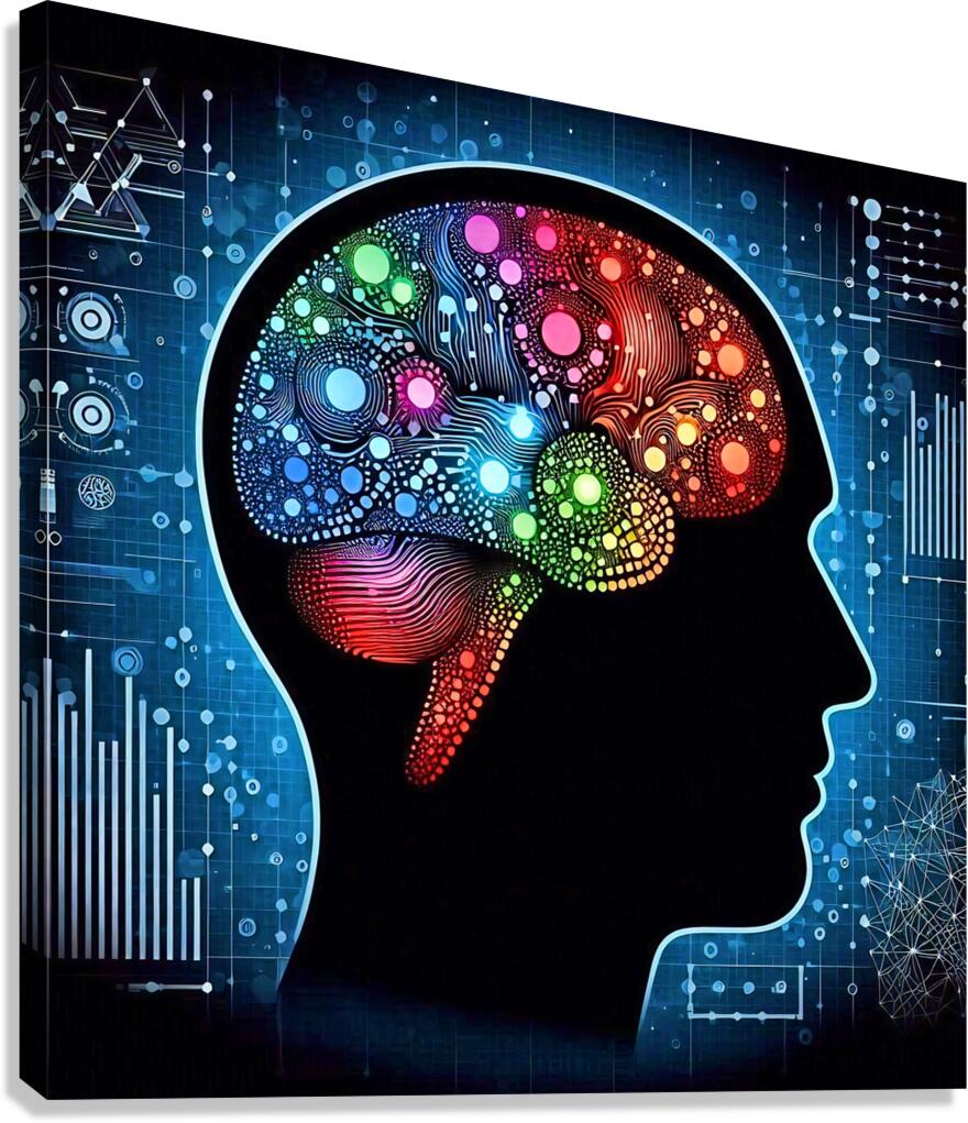 Braineeez 8 Canvas Print