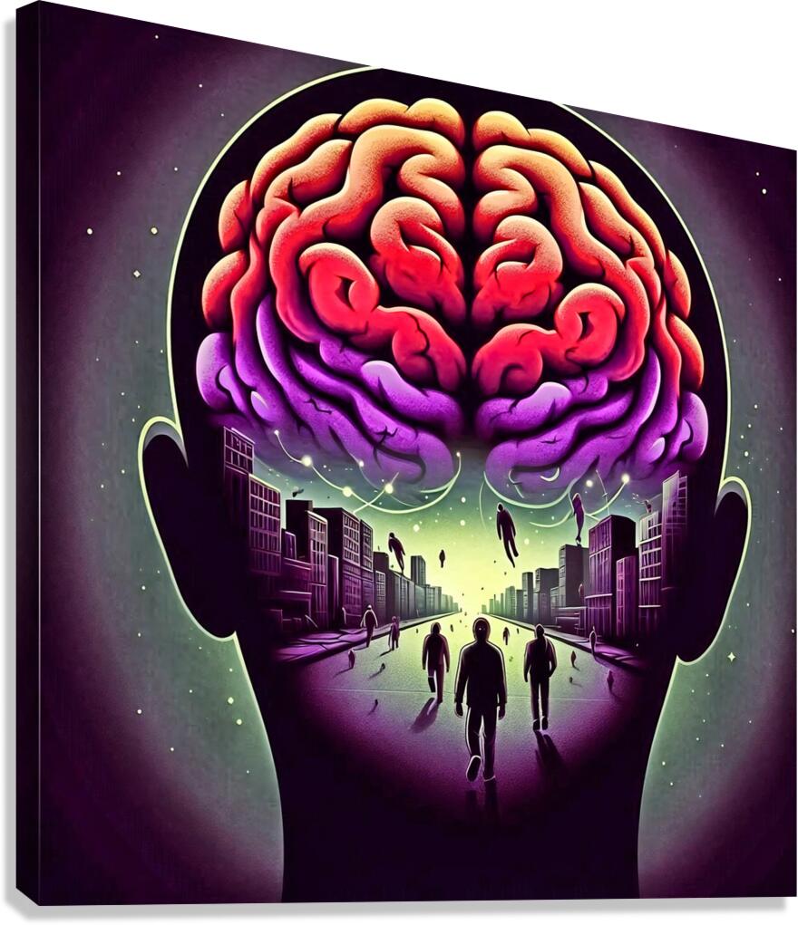 Braineeez 883 Canvas Print