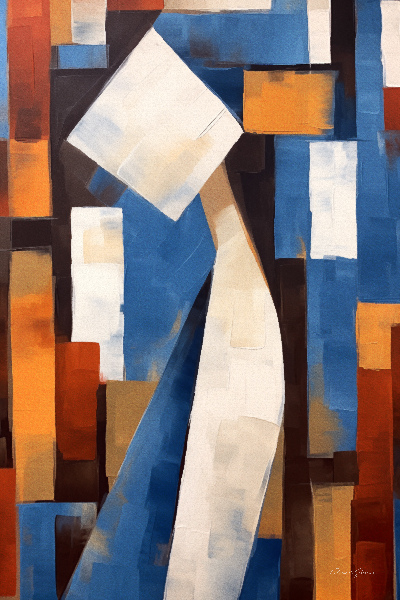 Cerulean Introspection by Roderick Sebastiaan