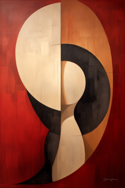 Crimson Dance Print