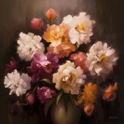 Velvet Floral Symphony