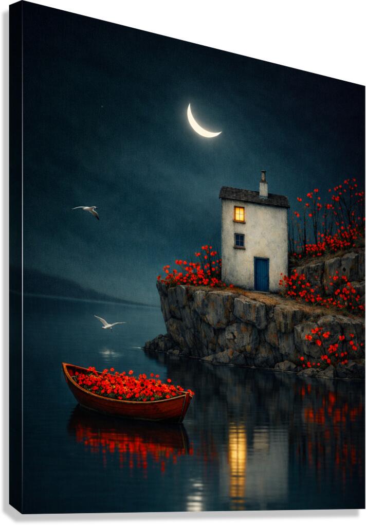 Silent Moon Canvas Print