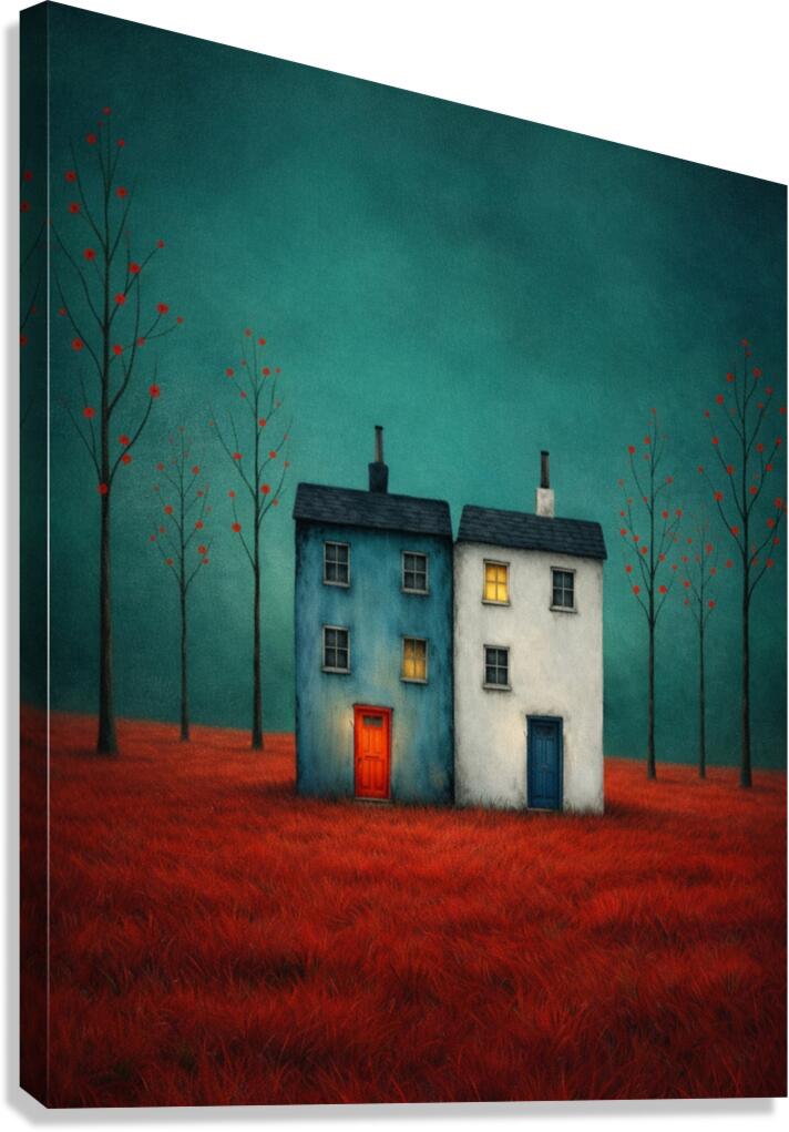 Lonely World Canvas Print