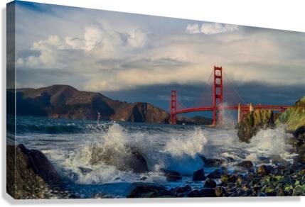 golden gate Canvas Print
