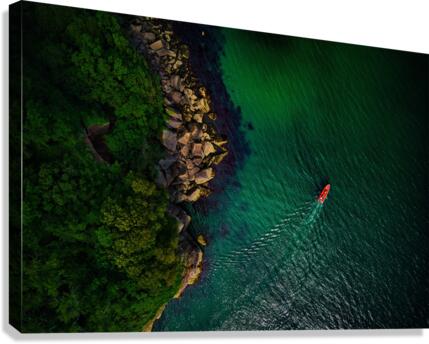 powerboat devon Canvas Print