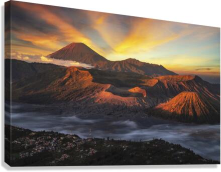 mount bromo Canvas Print