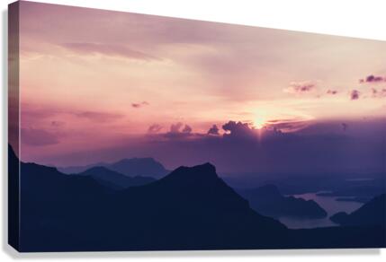 Lake lucerne  Canvas Print