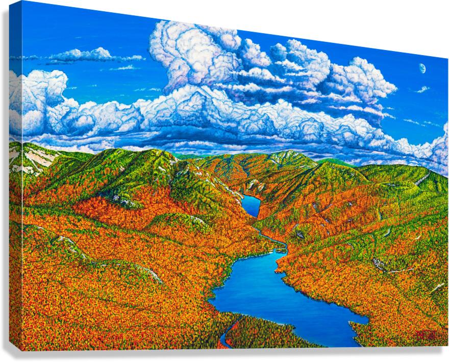 Upper Ausable Lake Canvas Print