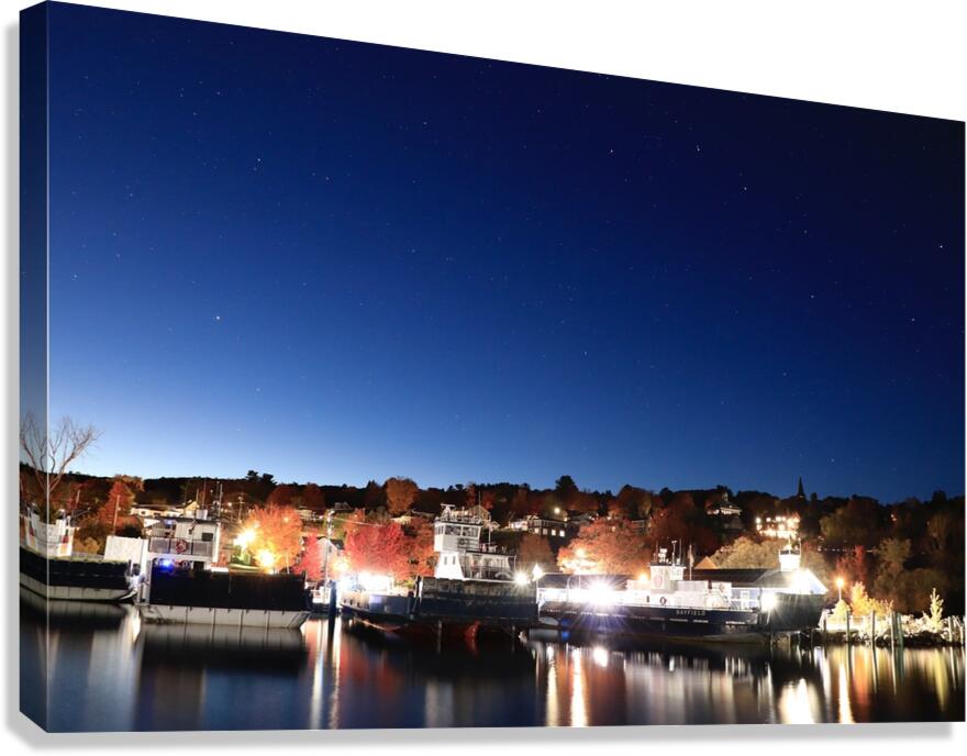 Fall Line Up Canvas Print
