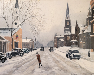 Snow on Main Street