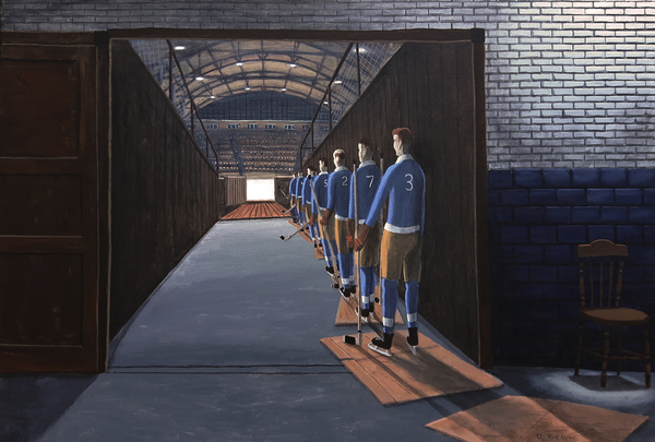 Birth of Pro Hockey in Toronto Blue Shirts First Game Mutual Street Arena by Dave Rheaume