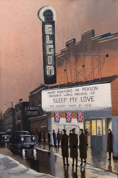 The Elgin Theatre Ottawa 1940s by Dave Rheaume