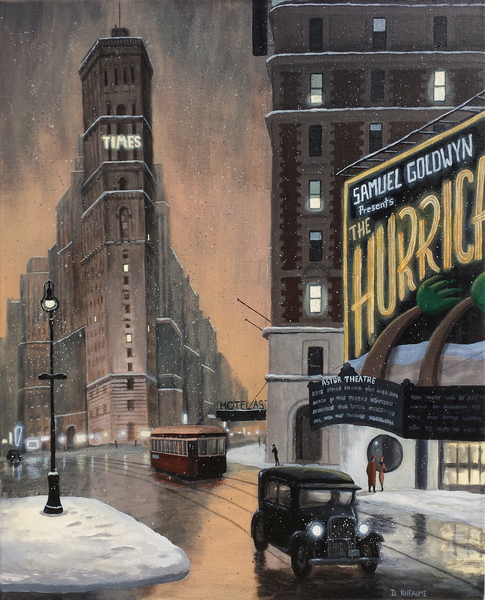 Times Square 1930 by Dave Rheaume
