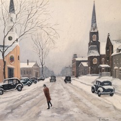 Snow on Main Street