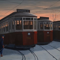 The Streetcar Yard Toronto 1950s
