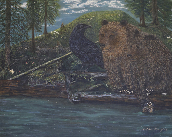 Fishing Buddies III by Colette Douglas