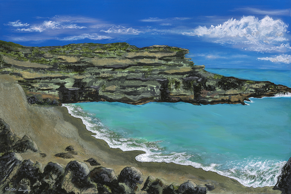 Green Sand Beach by Colette Douglas