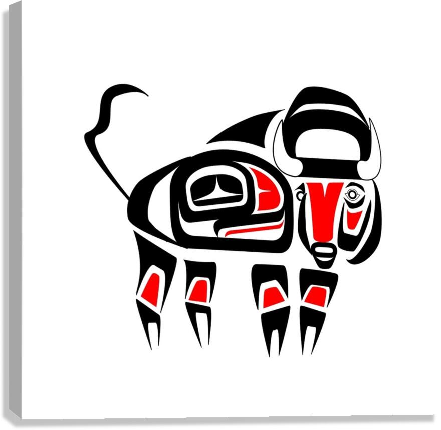 Bison Canvas Print