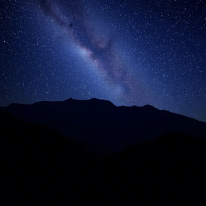 Starry Mountainscape