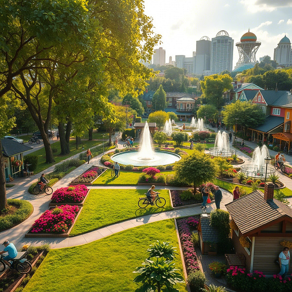 City Park Delight Print