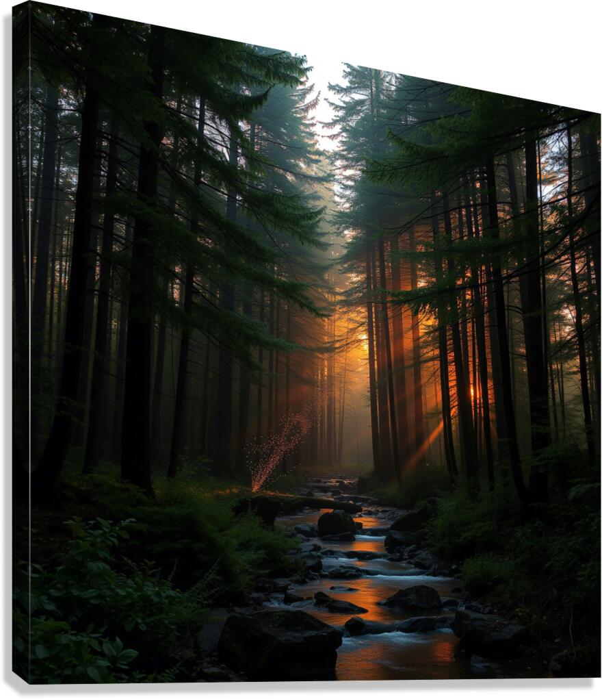 Forests Embrace Canvas Print
