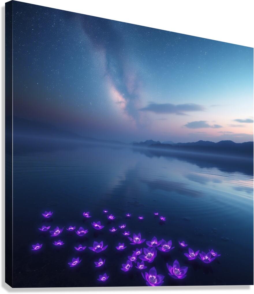 Celestial Blooms Canvas Print