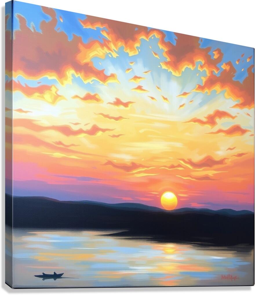 Sunset Symphony Canvas Print