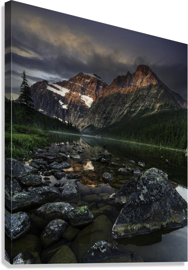 Mt. Edith Cavell Canvas Print