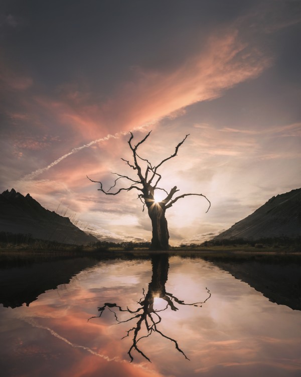 Lake District sunset UK  by Steven Sandner