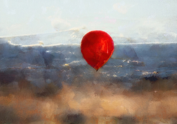 Red Balloon Germany Print